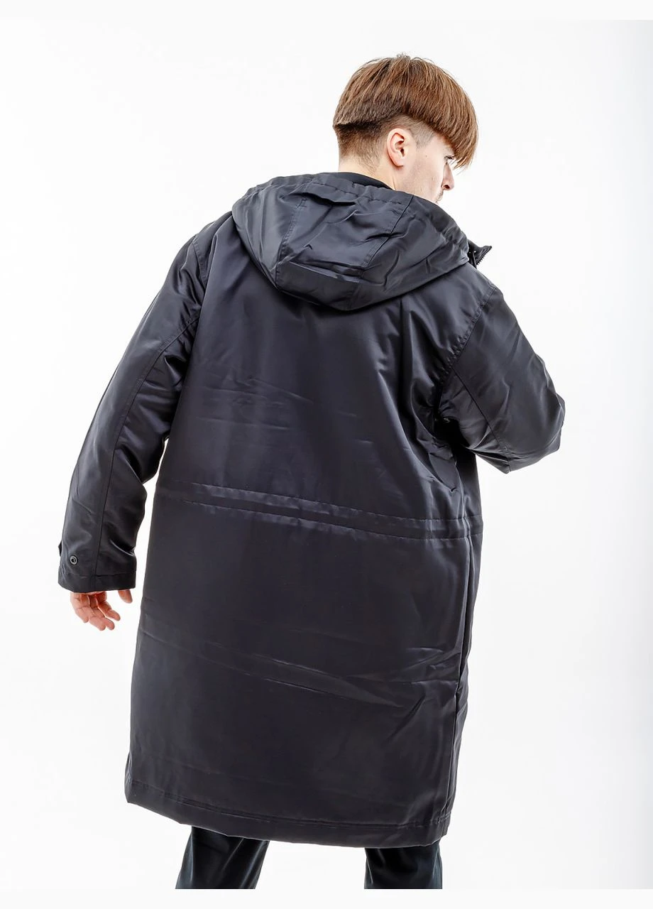 Черная демисезонная куртка club stadium parka fb7320-010 Nike