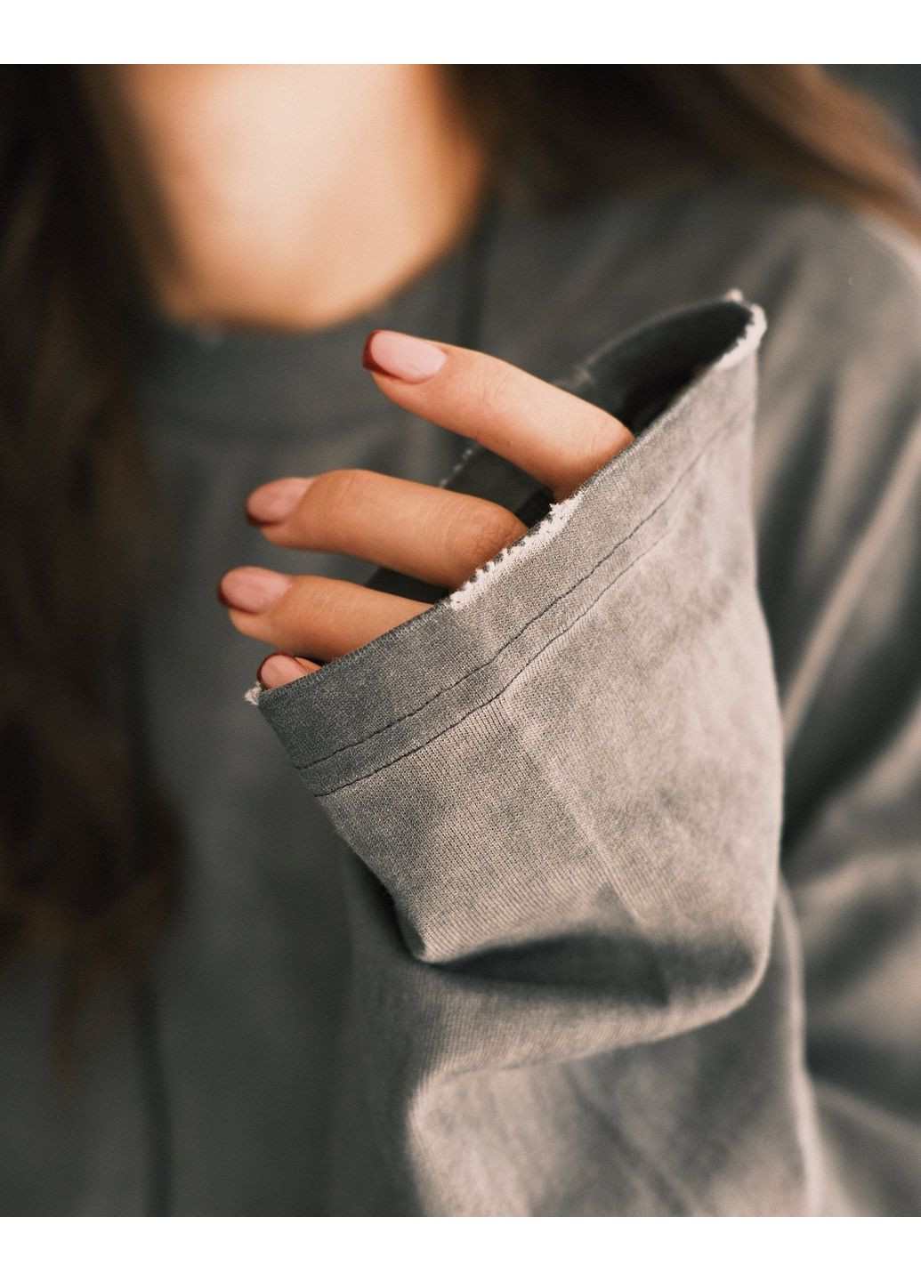 Оверсайз Лонг с ефектом СТО / TATON (363052472)