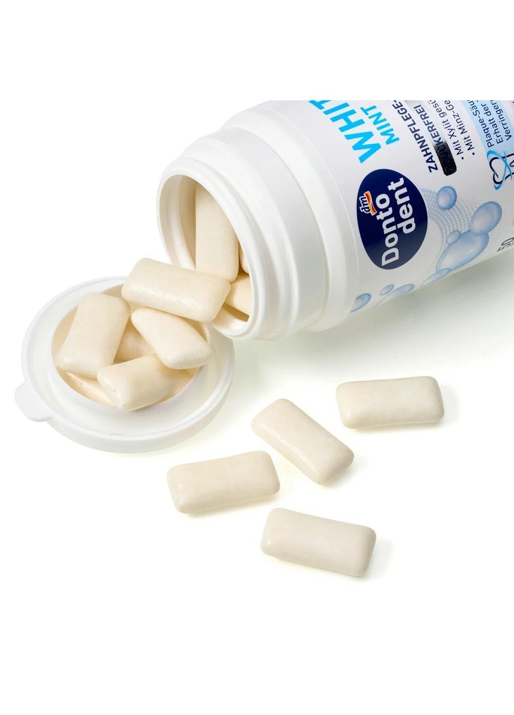 Жувальна гумка FRESH WHITE з ксилітом м'ята 50 шт Dontodent (362411295)