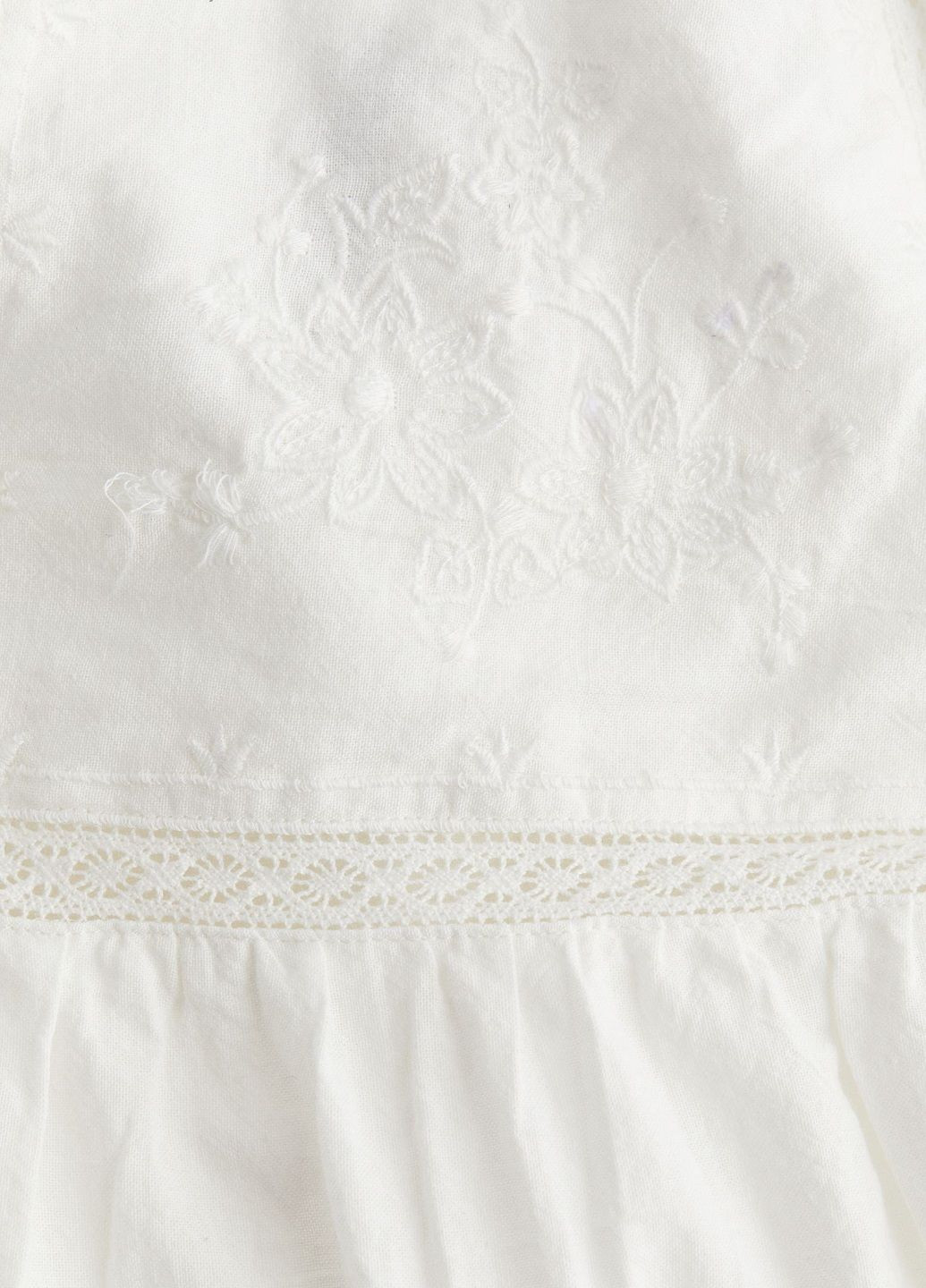 Молочна кежуал сукня H&M однотонна