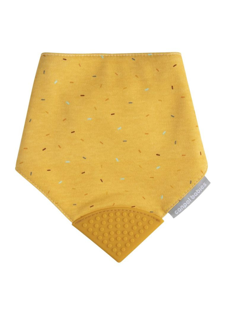 Слинявчик з прорізувачем, жовтий () Canpol Babies 26/902_yel (336330381)