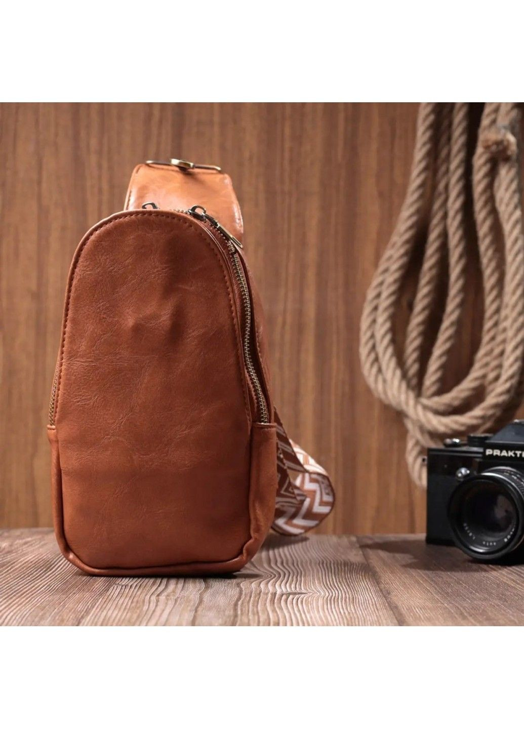 Женская сумка-слинг из экокожи 22793 Vintage (304265788)