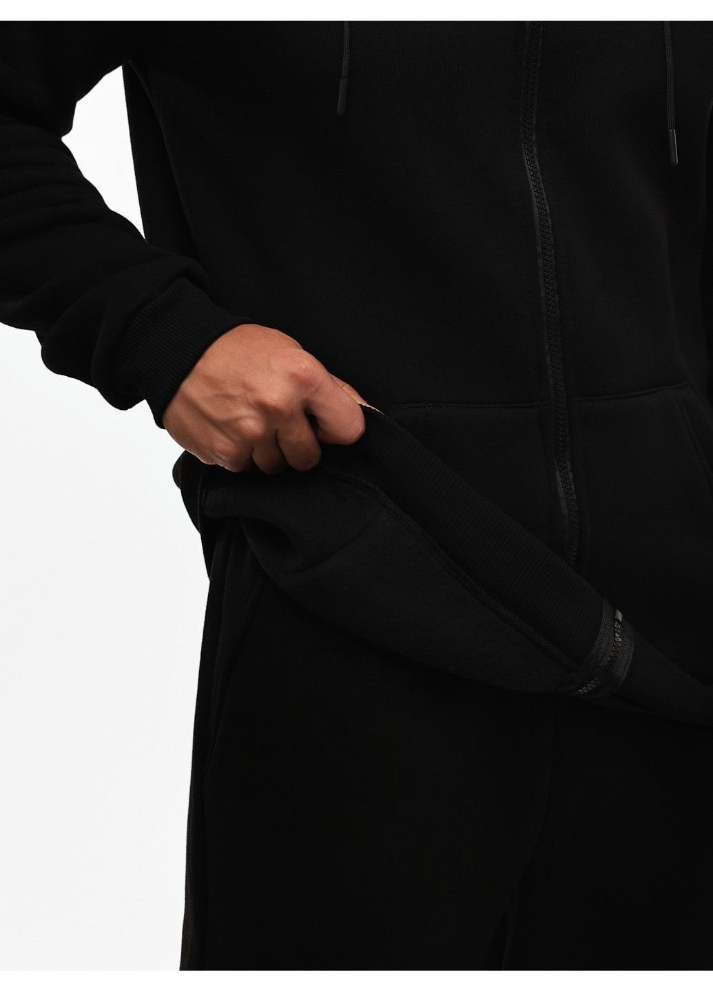 Чорний спортивний костюм чоловічий No Brand