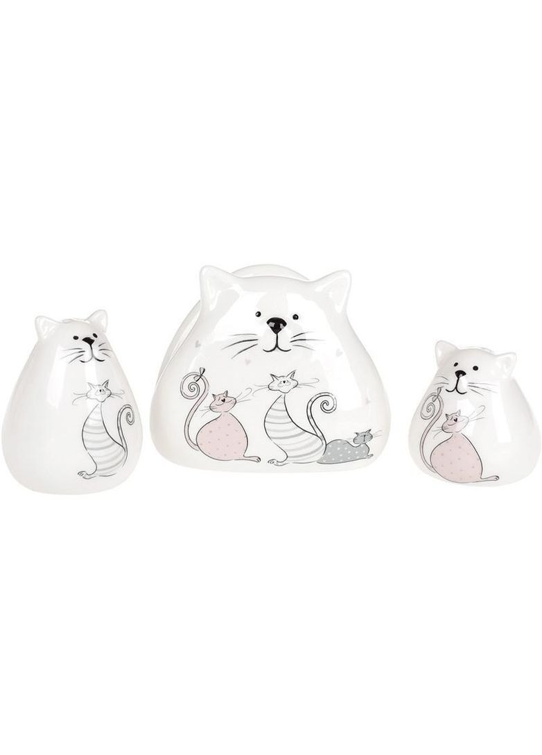 Салфетка керамическая "Дружная Семейка" 10х6.7х8.5см Bona (329896091)