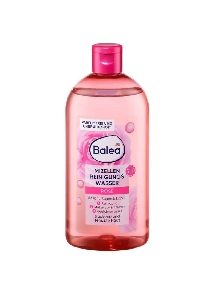 Мицеллярная очистительная вода с экстрактом розы 400 мл Balea (368293753)