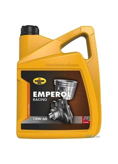 Олива моторна EMPEROL RACING 10W-60 5л СИНТ EMPEROL RACING 10W-60 5L (API SL/CF, ACEA A3/B4) 34347 Kroon‑Oil (368520851)