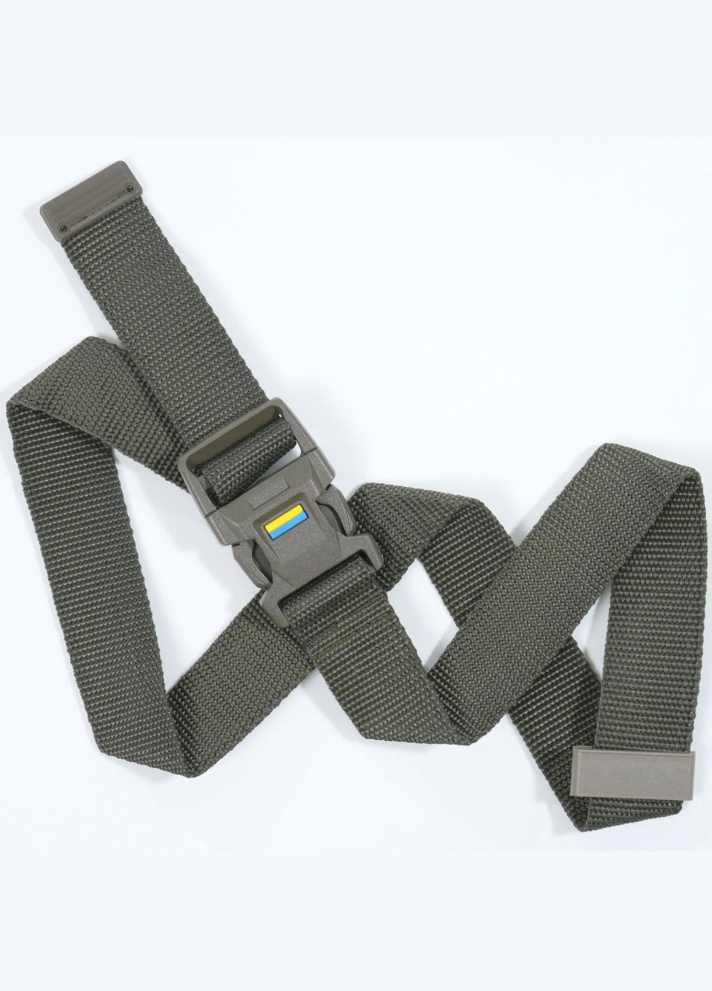 Тактичний ремінь Фастекс олива L (120см) UATAC (316086391)