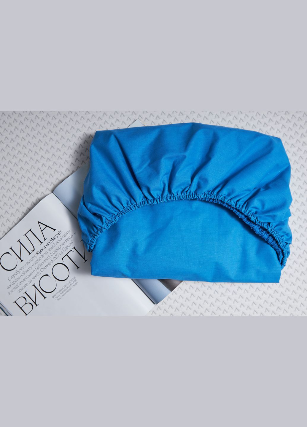 Простынь на резинке Бязь Gold Люкс 120х200х25 см (MS-850000508) Moon&Star Sapphire (295439044)