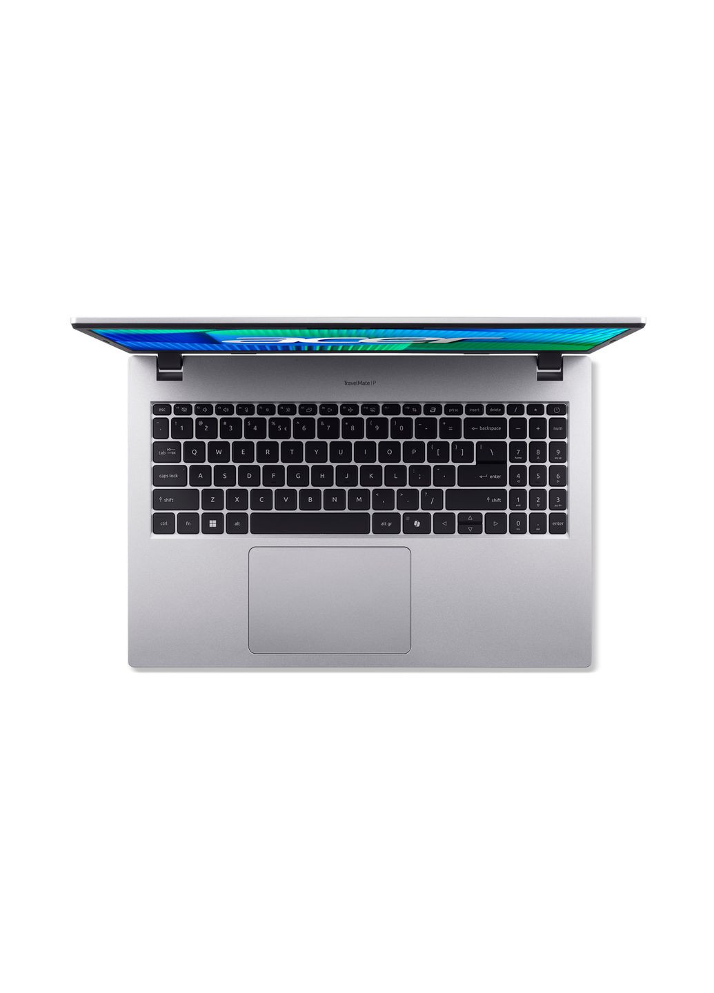 Ноутбук TravelMate TMP215-55 15.6" FHD IPS, Intel U7-225U, 32GB, F1TB, UMA, Lin, серебристый Acer (360605249)