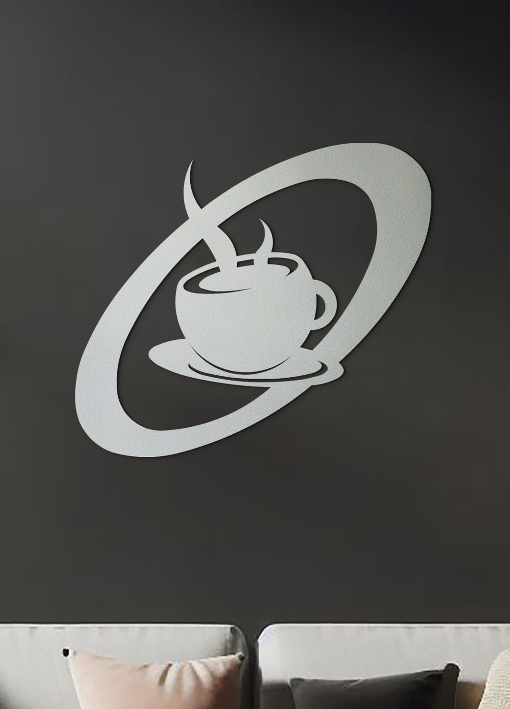 Современная картина на кухню, деревянный декор для дома "Венский кофе", оригинальный подарок 40х45 см Woodyard (291842395)