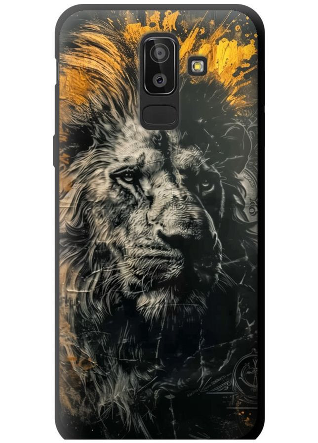 TPU чохол 'Лев у золотих фарбах' для Endorphone Samsung Galaxy J8 2018 (297658511)