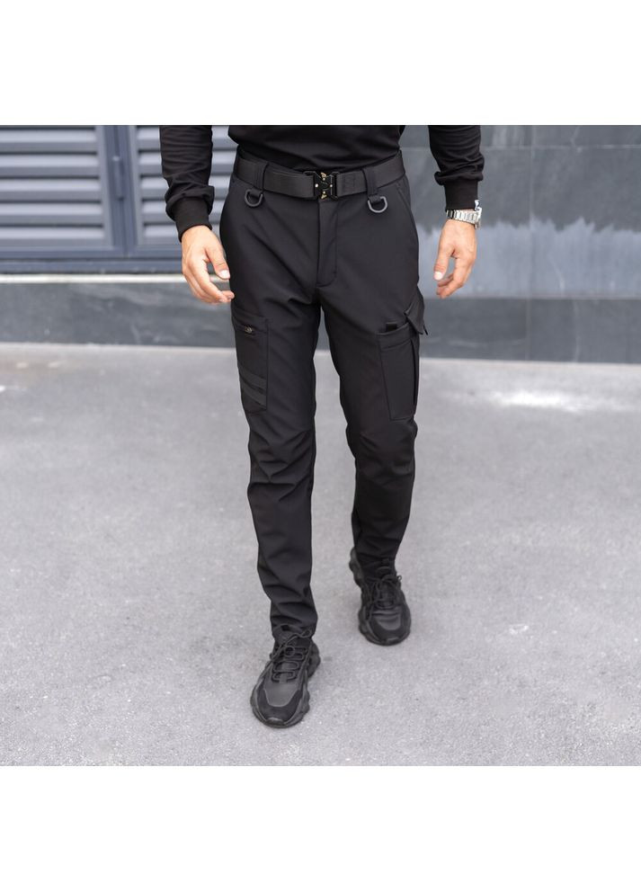 Штани-карго Static Чорний Pobedov (301788912)