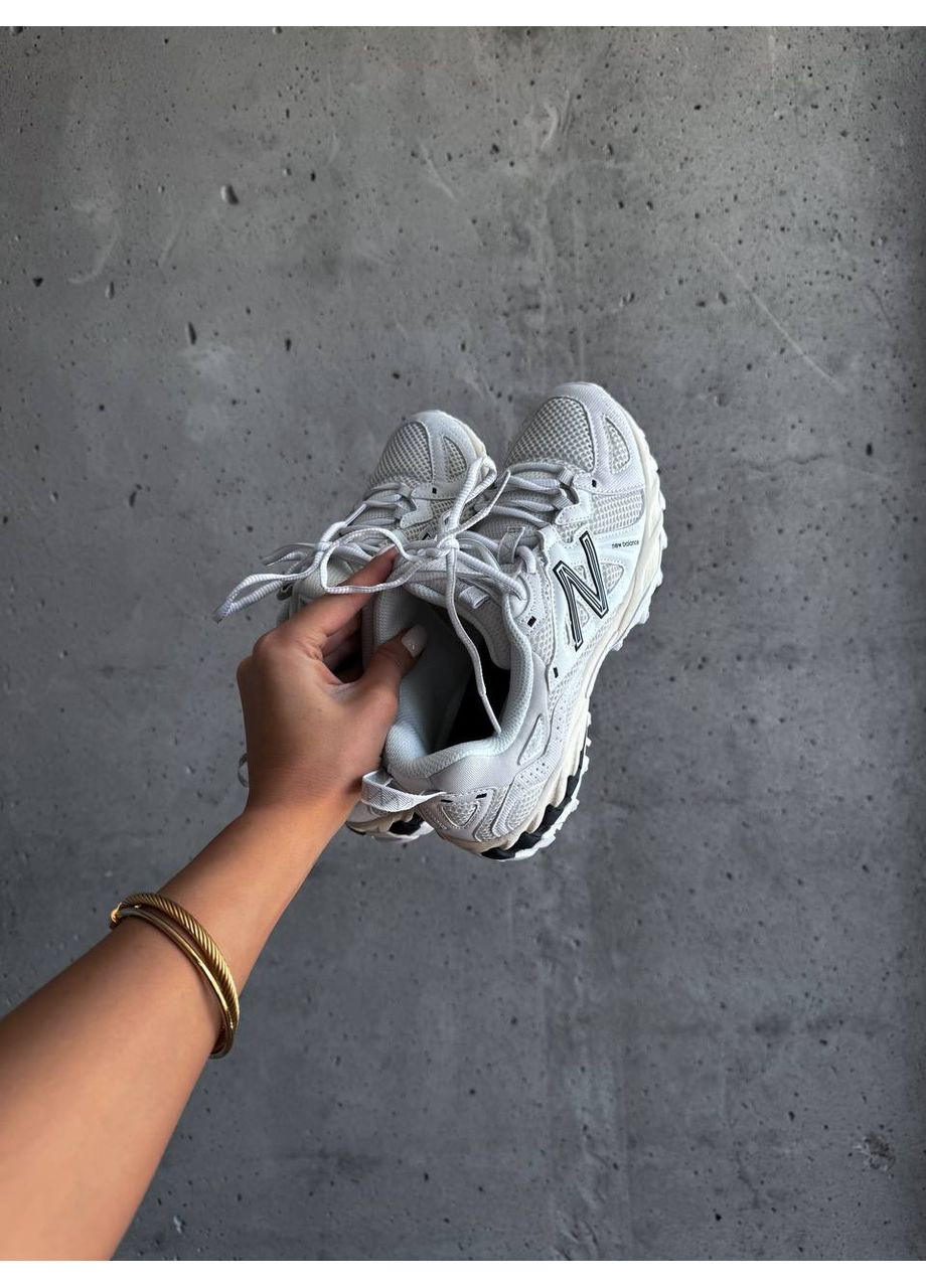 Білі Осінні кросівки чоловічі new balance 610 nimbus cloud white black ml610tba No Brand