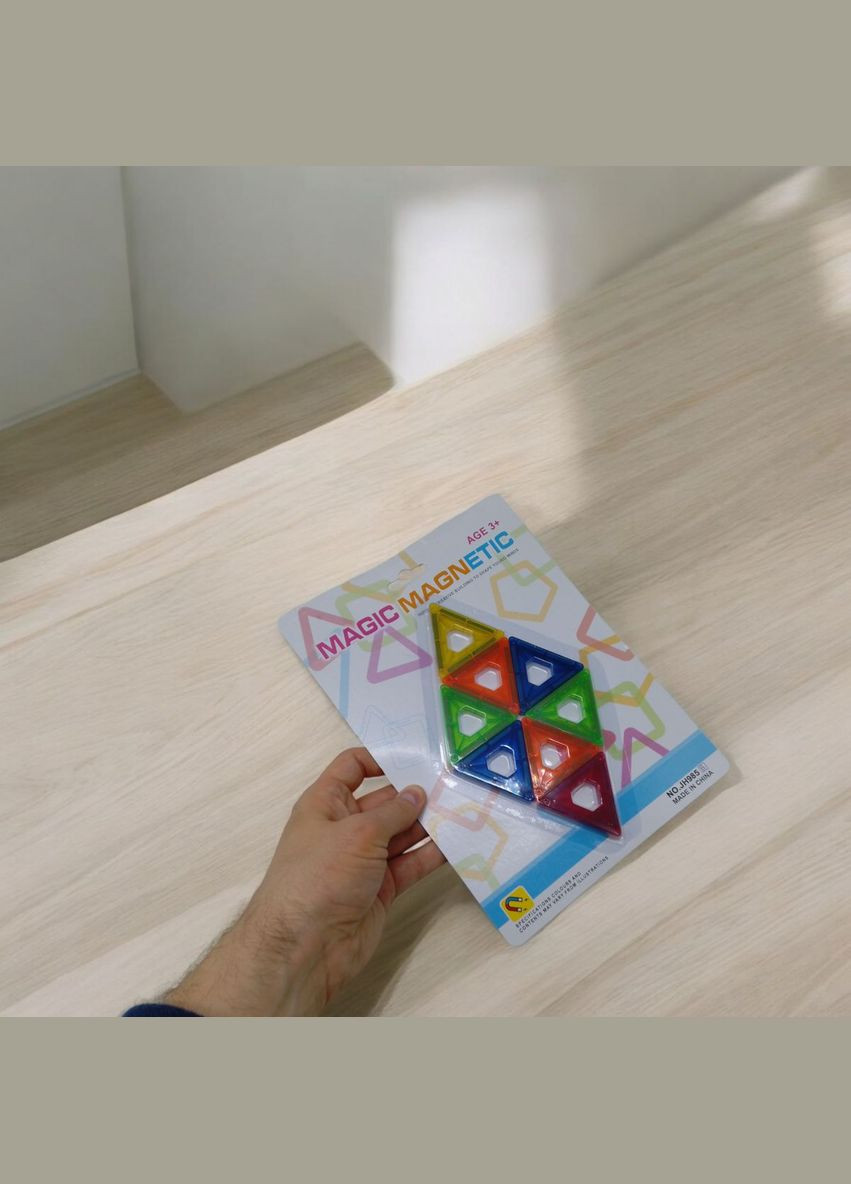 Конструктор магнітний "Magic Magnetic", 8 деталей MIC (303418467)