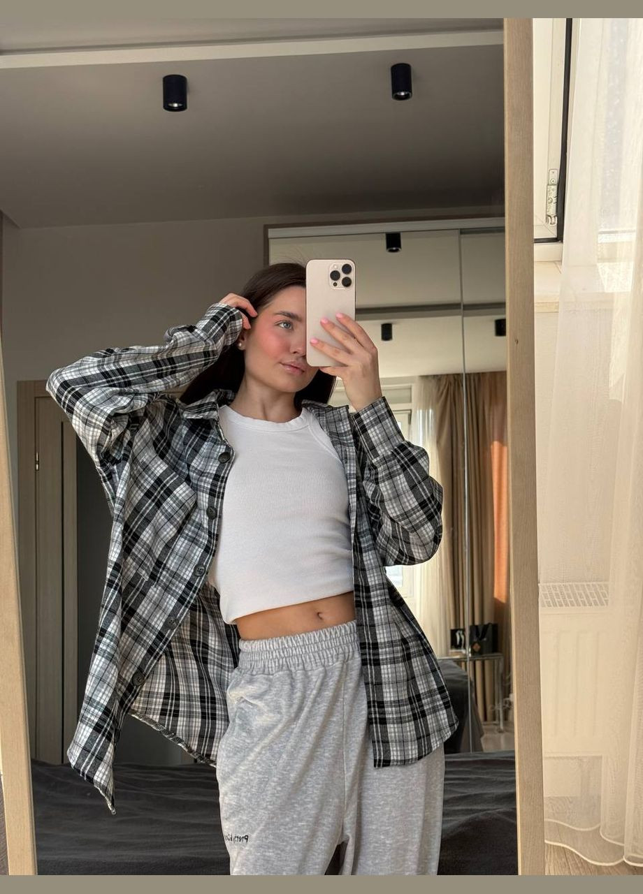 Жіноча картата сорочка No Brand (325417793)