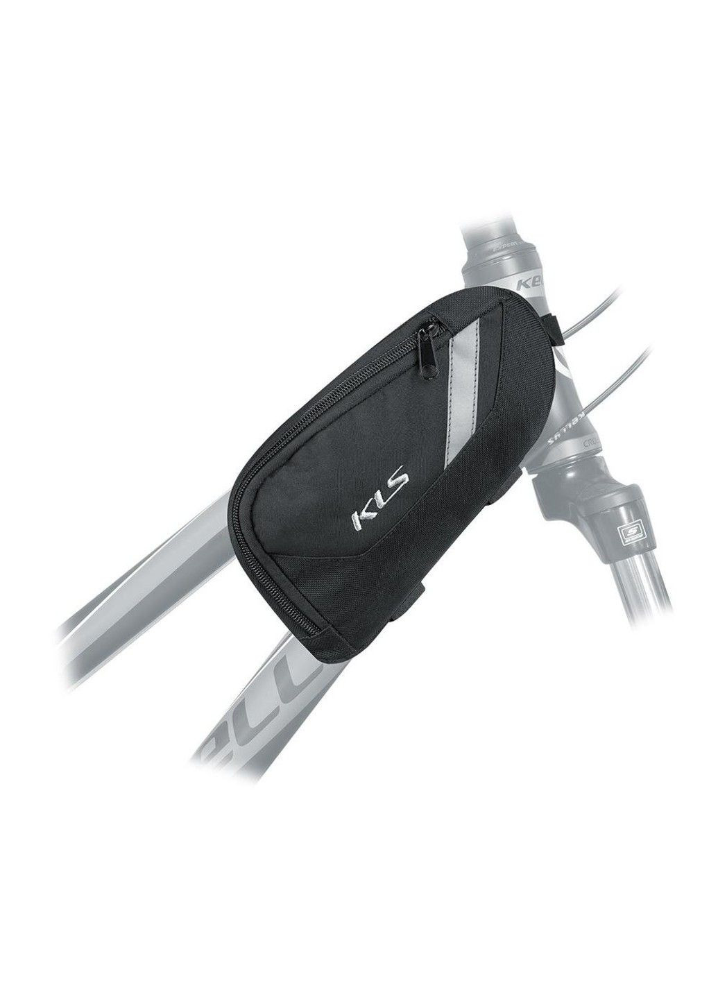 Сумка на раму Rail 1.7 л чорний KLS (303333858)