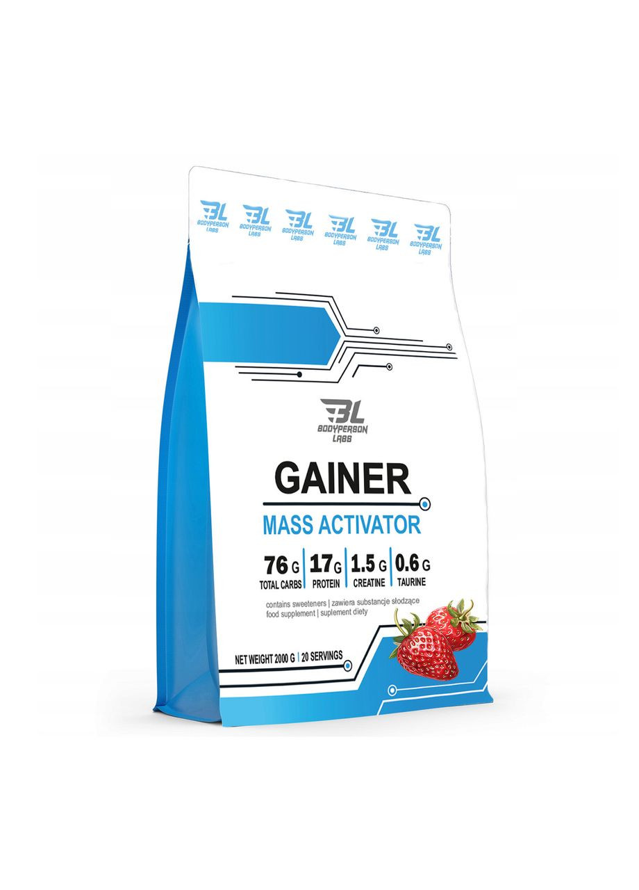 Gainer - 2000g Strawberry Bodyperson Labs (369399578)