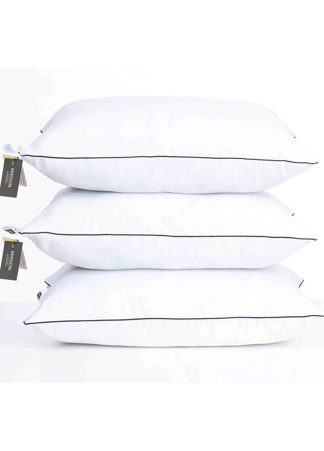 Подушка антиалергенна Royal Light №1546 Eco-Soft бавовна (висока) 60*60 Mirson (397391958)