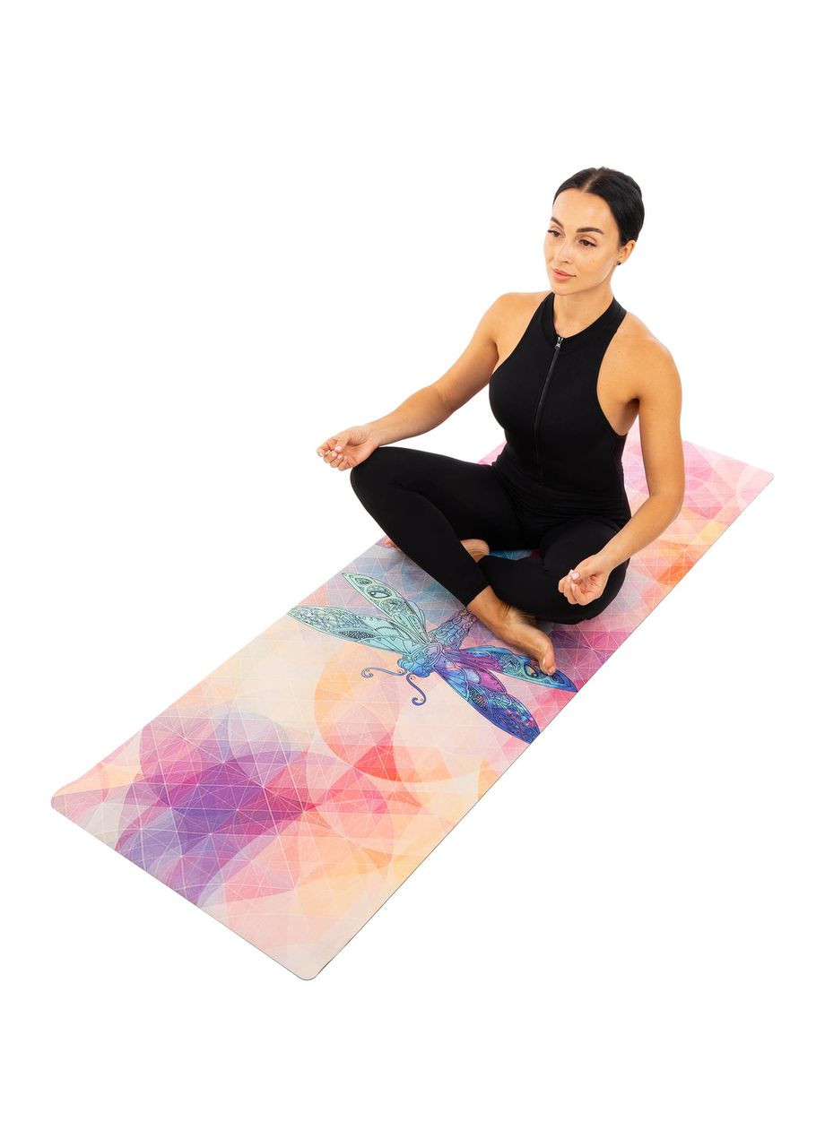 Коврик для йоги замшевый каучуковый FI-5662-65 (FI-5662-65) Record (361433437)