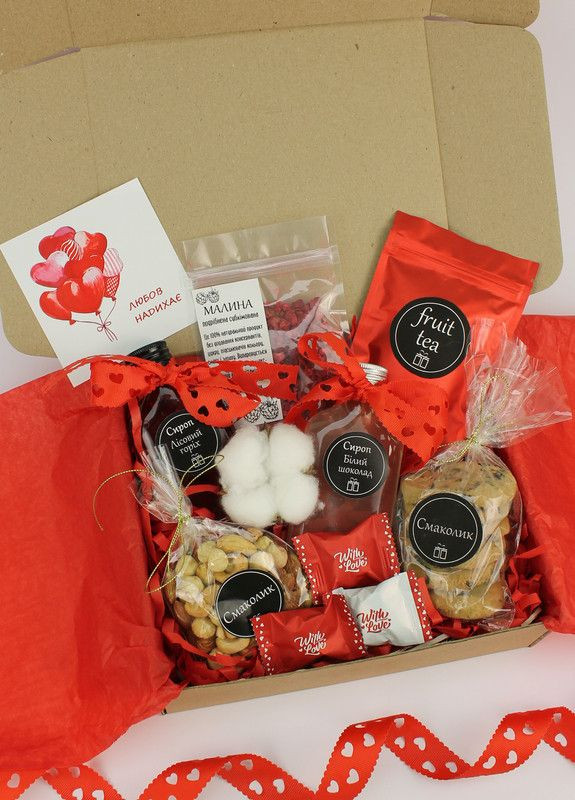 Подарочный набор Sweet Vibes девушке, женщине, жене на День святого Валентина, праздник влюбленных, праздник (8-1354) Кукумбер (317435058)