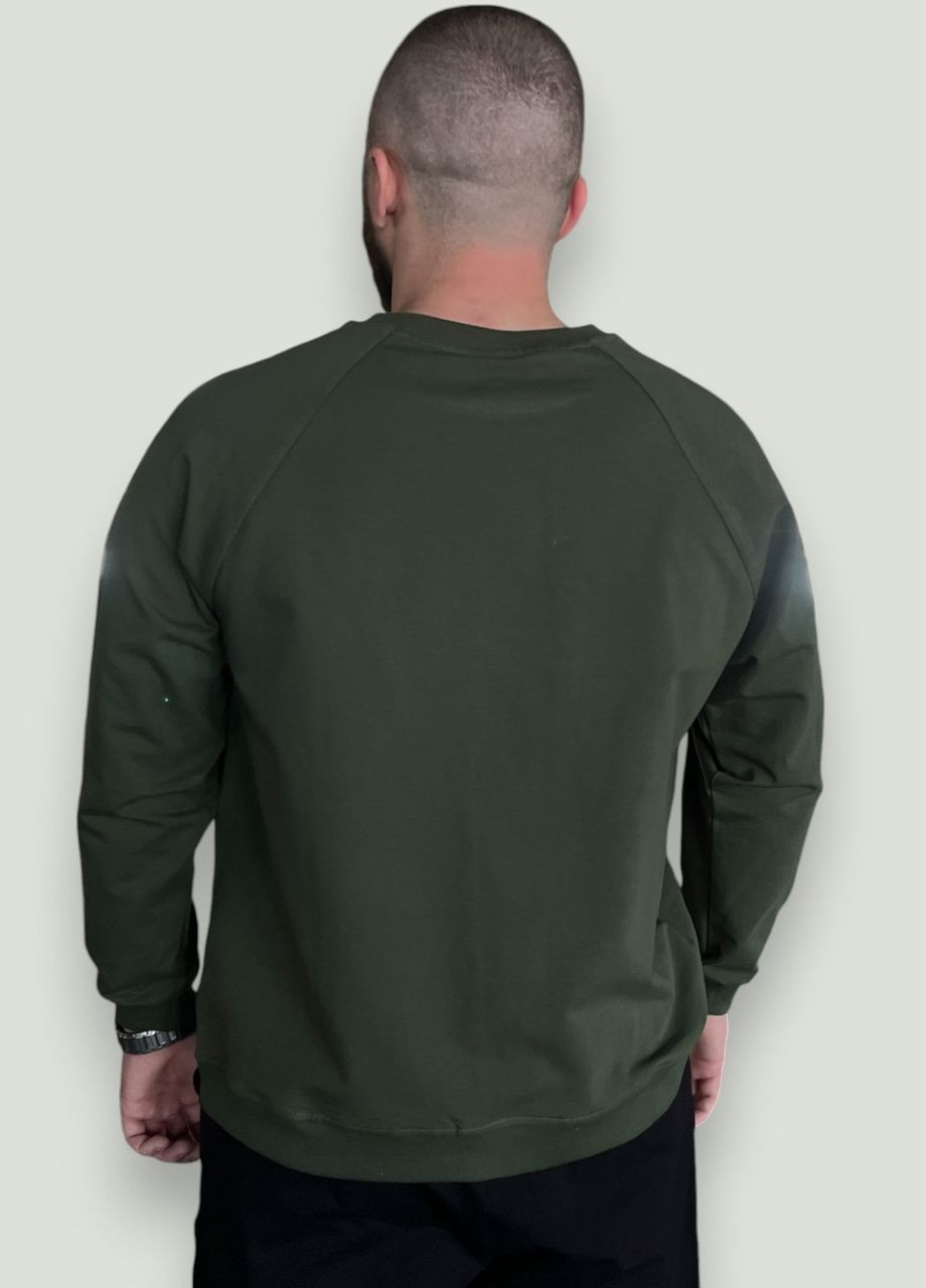 Світшот унісекс Алекс двонитка еластан хакі з принтом Харків'янин розм. 2XL 4PROFI (304425819)