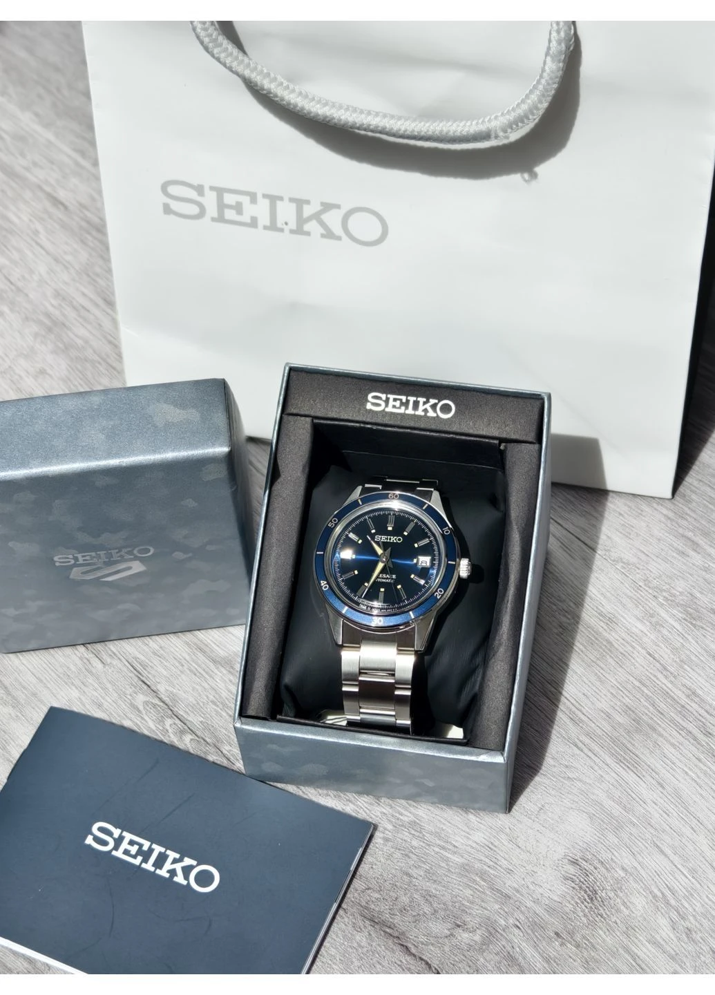 Наручные механические часы с автоподзаводом Seiko Presage Style60's Automatic SRPG05J1 (398266234)