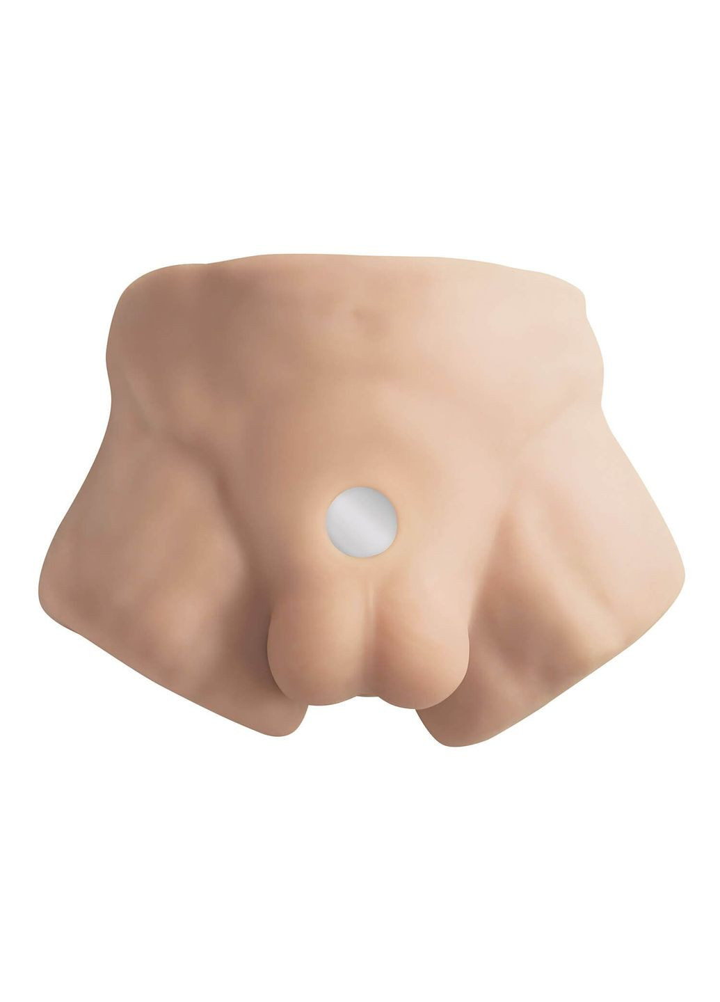 Полуторс с фаллоимитатором на присоске Apollo S Male Torso, суперреалистичный,термореактивный Silexd (297865788)