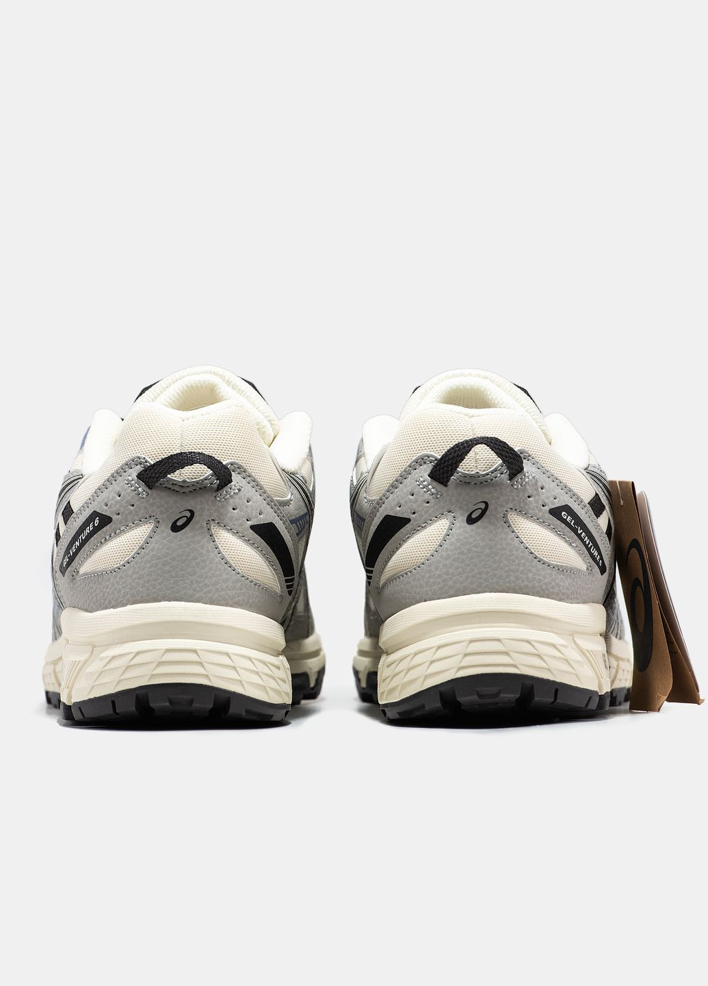 Кросівки жіночі і чоловічі Asics Gel Venture 6 beige gray | Асікс Гель-Вентуре 6 бежеві сірі No Brand бежеві всесезони (315155241)