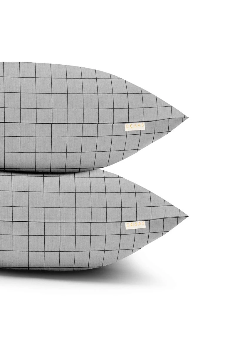 Двуспальное постельное белье GREY GEOMETRY (4822052140451) Cosas (392824281)
