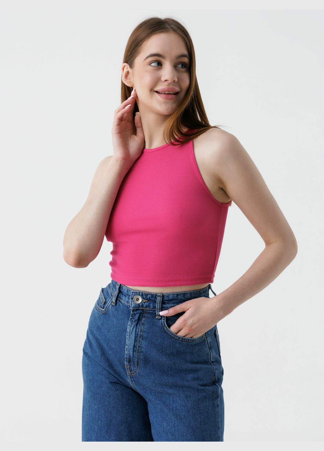 Топ однотонний жіночий WBC02310 shop (2000990541505) LAWA (329034243)