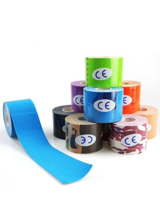 Тейп Кінезіо 3,8 см, кінезіологічна стрічка Kinesiology Tape, білий, 3,8 см No Brand (361147373)