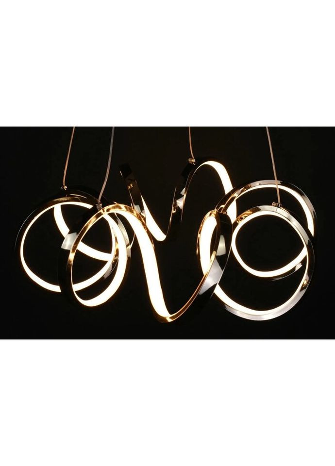 Люстра светодиодная подвесная LED светильник для квартиры на потолок лэд 27498 Золото 30-180х55х55 см. Sunnysky (335975545)