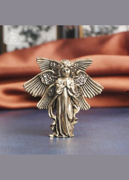 Ретро настольное украшение медная статуэтка ангела Бога Любви с шестью крыльями No Brand (292260643)