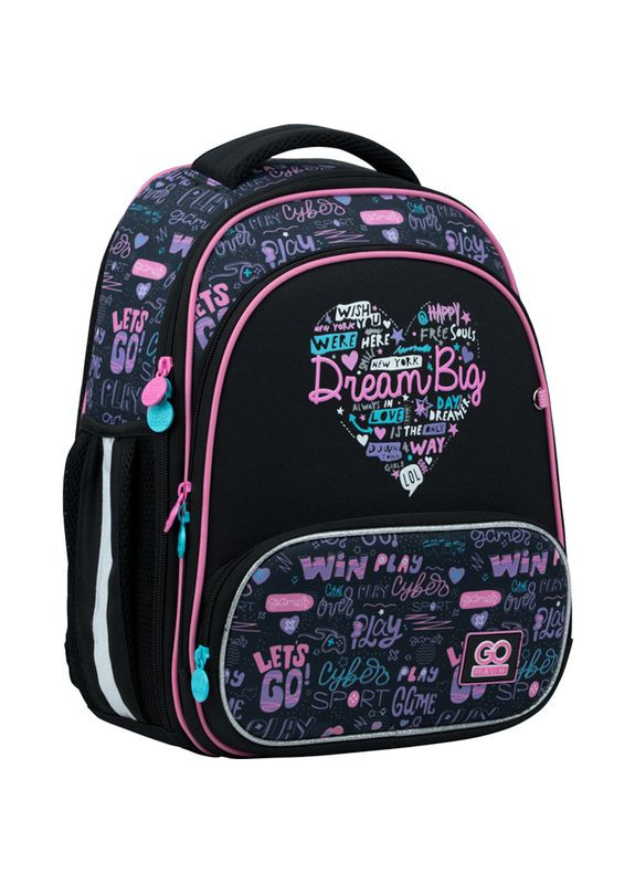 Школьный рюкзак (ранец) с ортопедической спинкой для девочки Love Dreamer для младшей школы 38х28х15 см GO22-597S-1 GoPack (294181394)