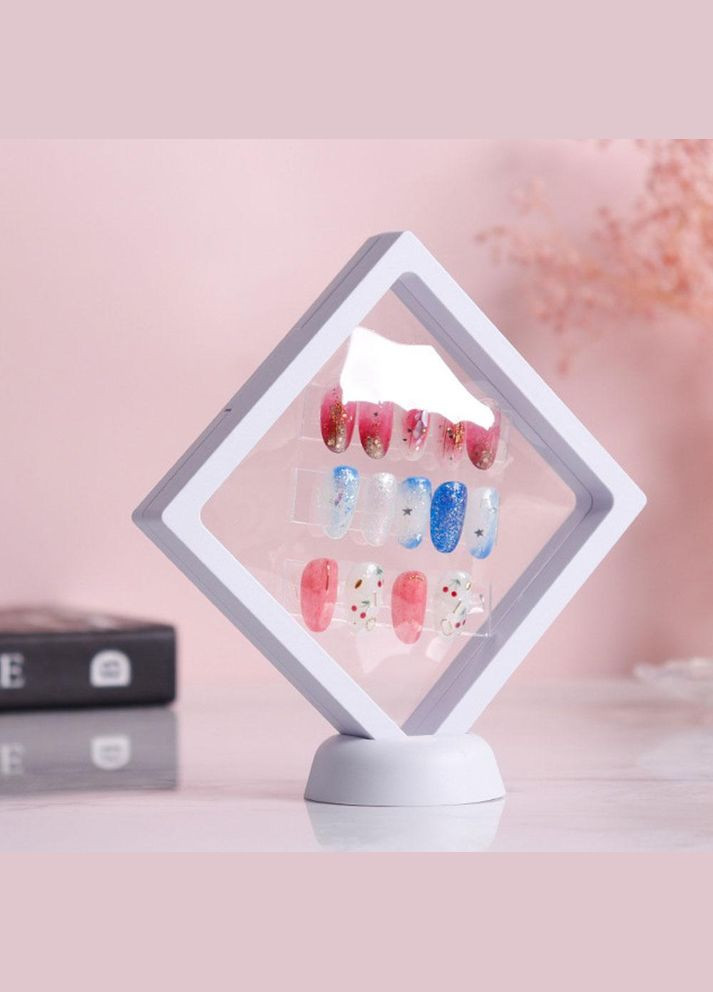 Рамка для предметов и фотографий 11 см белая (AH0033_3) No Brand (315922542)