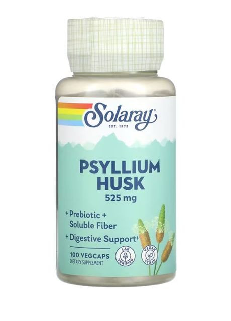 ,Псиллиум Psyllium Husk, 525 mg, 100 VegCaps Solaray (280947014)