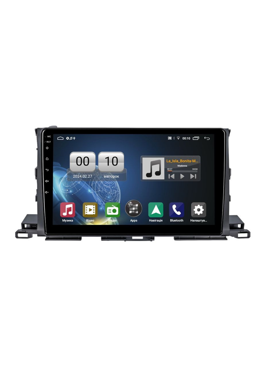 Штатная магнитола серии Q1 под Toyota Highlander 3 XU50 2013-2018 Kluger 2014-2020 (W1) 10 дюймов QIV (346504997)