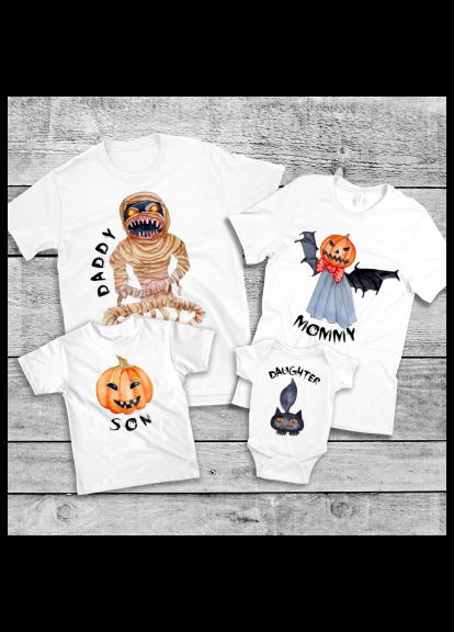 Футболки Фэмили Лук Family Look для всей семьи "Хэллоуин" Кавун футболка (316305150)
