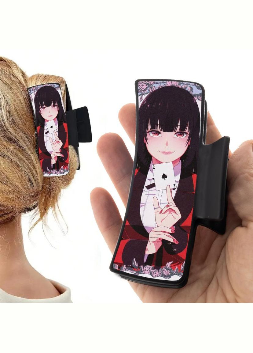 Заколка крабик для волосся Аніме Шалені азарт #0004 чорний No Brand (315630630)