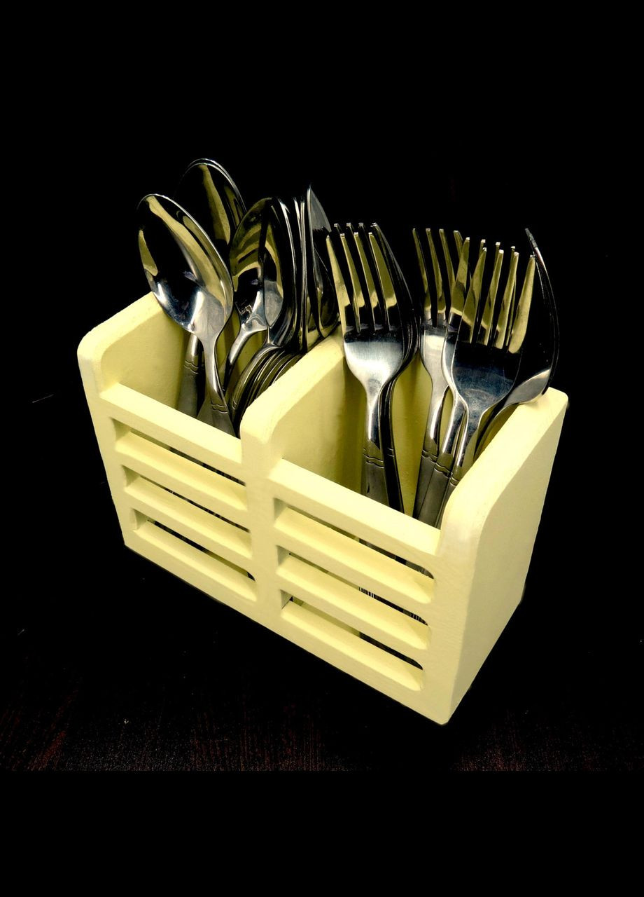 Подставка для столовых приборов из дерева Пиятто лимонад (ПСП-000251) No Brand (327423249)