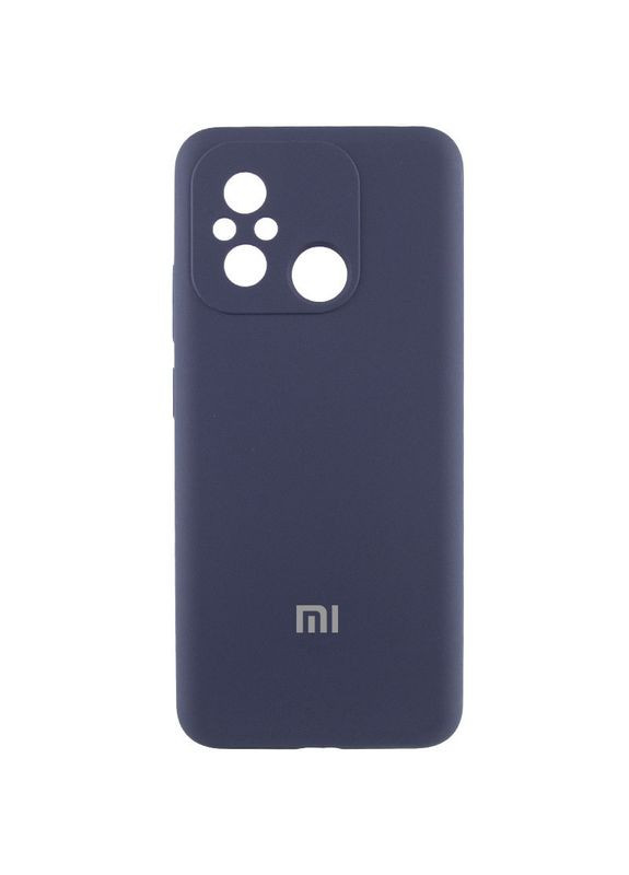 Чохол Silicone Cover Full Camera для Xiaomi Redmi 12C / Poco C55 Синій Lakshmi (337689490)