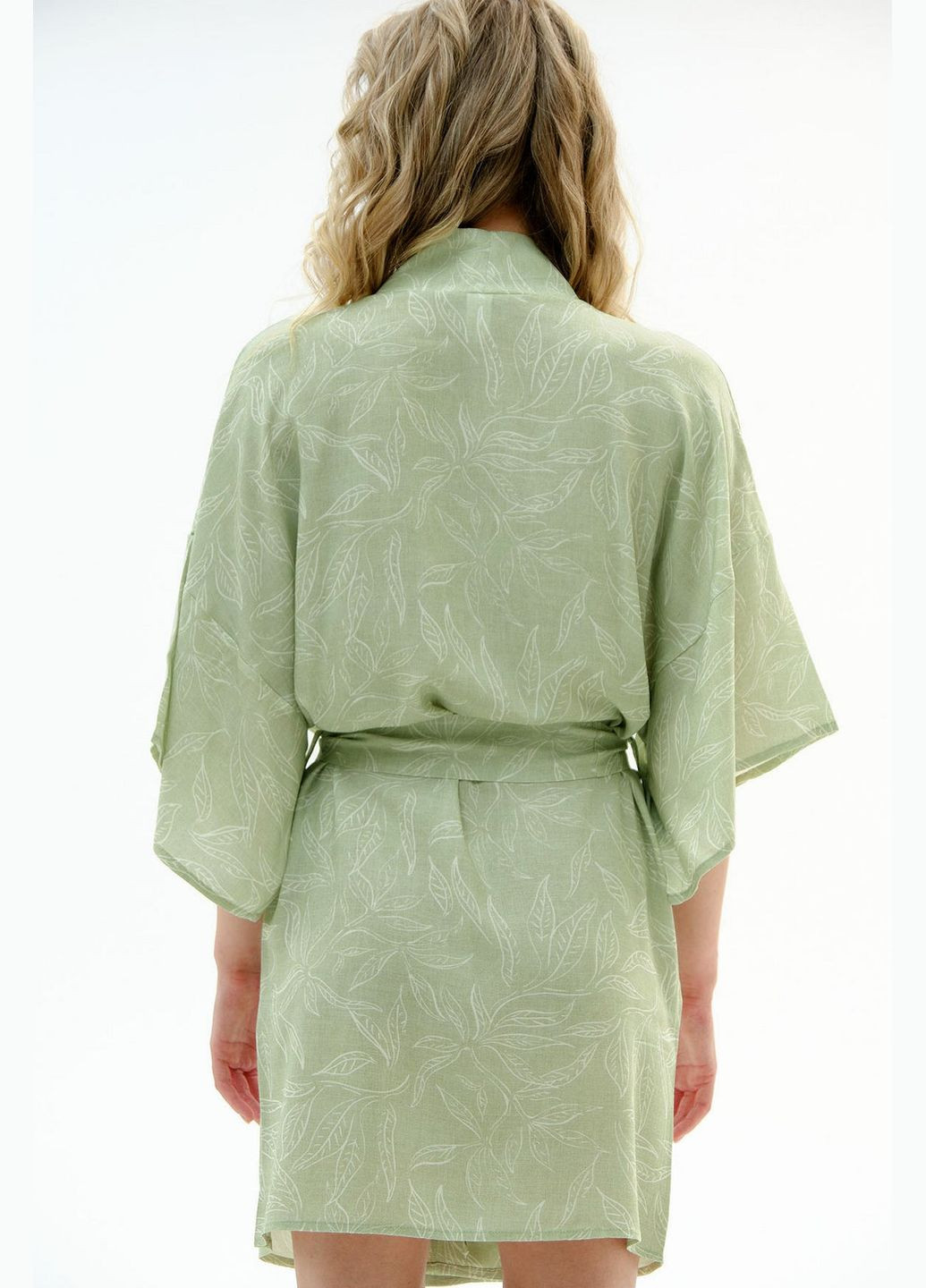 Халат-кимоно из вискозы Roksana 1548/67022 green (315016543)