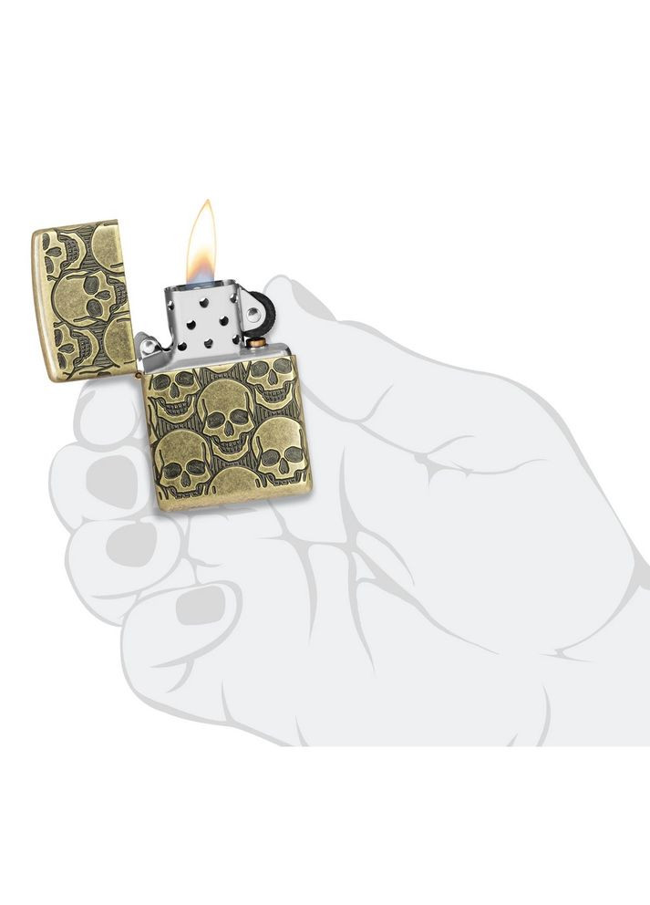 Зажигалка 46302 Cackling Cranium Design Zippo (327880118)