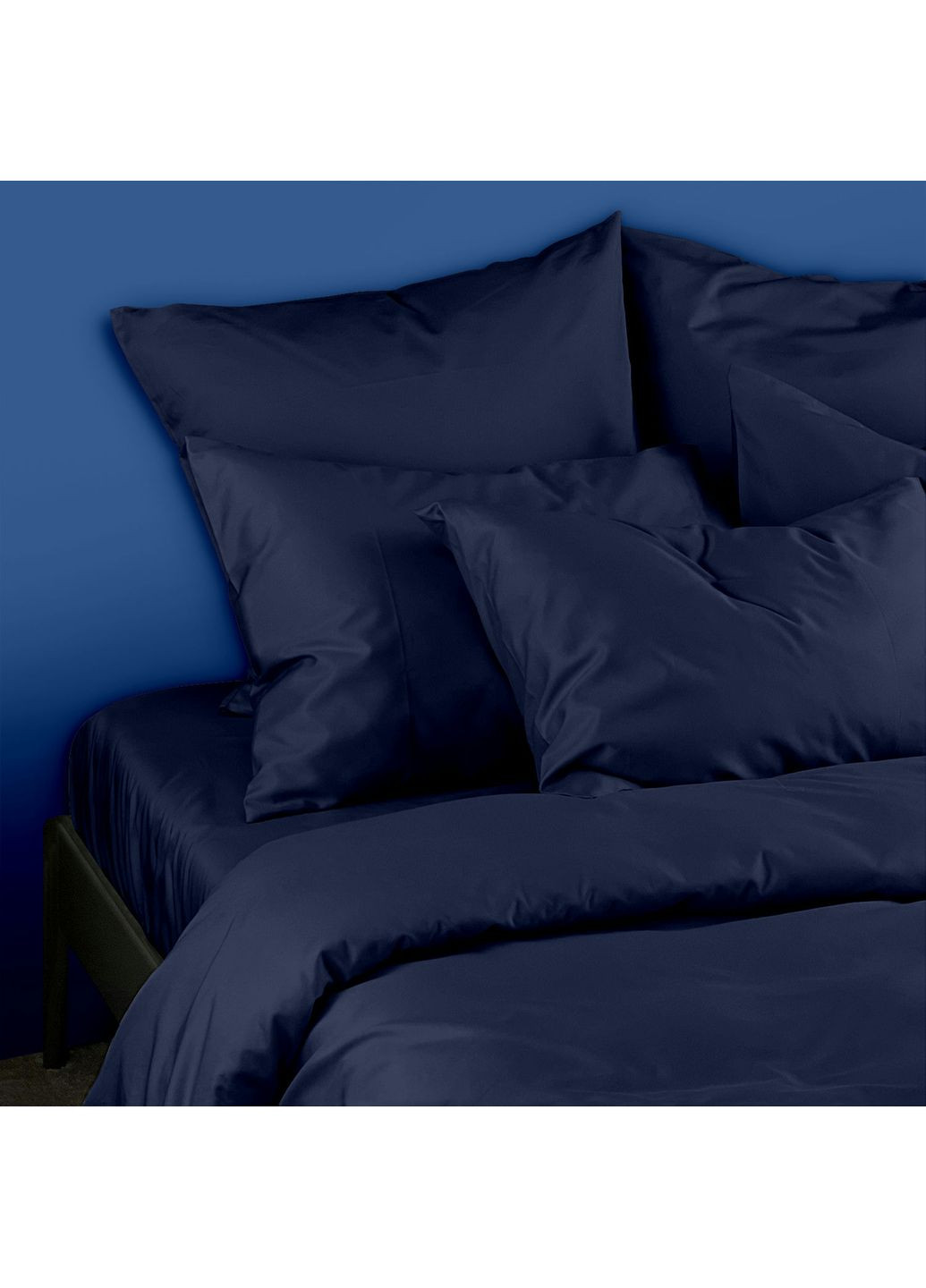 Наволочка сатин на подушку 80х80 DARK BLUE (4822052325278) Cosas (367914733)