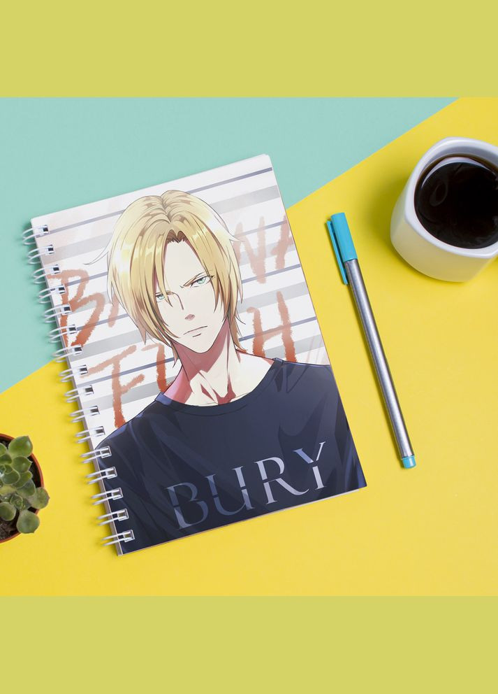 Скетчбук (Sketchbook) з принтом "Banana Fish - Бананова риба 1" Кавун блокнот для малювання (316132752)