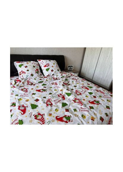 Двуспальный комплект постельного белья Бязь Gold-Lux размер 180х220 см. Новогодний Vital-Textile (367269005)