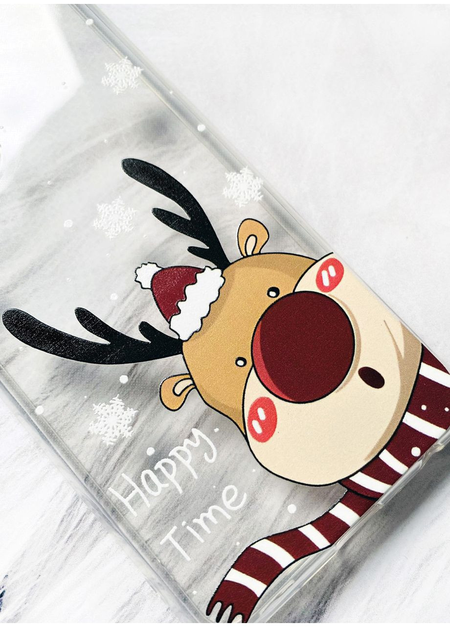 Прозорий чохол на Samsung Galaxy S24 FE Зимове оленя (принт 155) Creative (362963377)