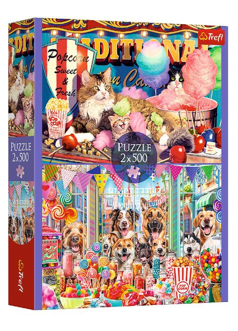 Пазли Пухнасті друзі (2х500 ел.) 37495 ( ) Trefl (328946618)