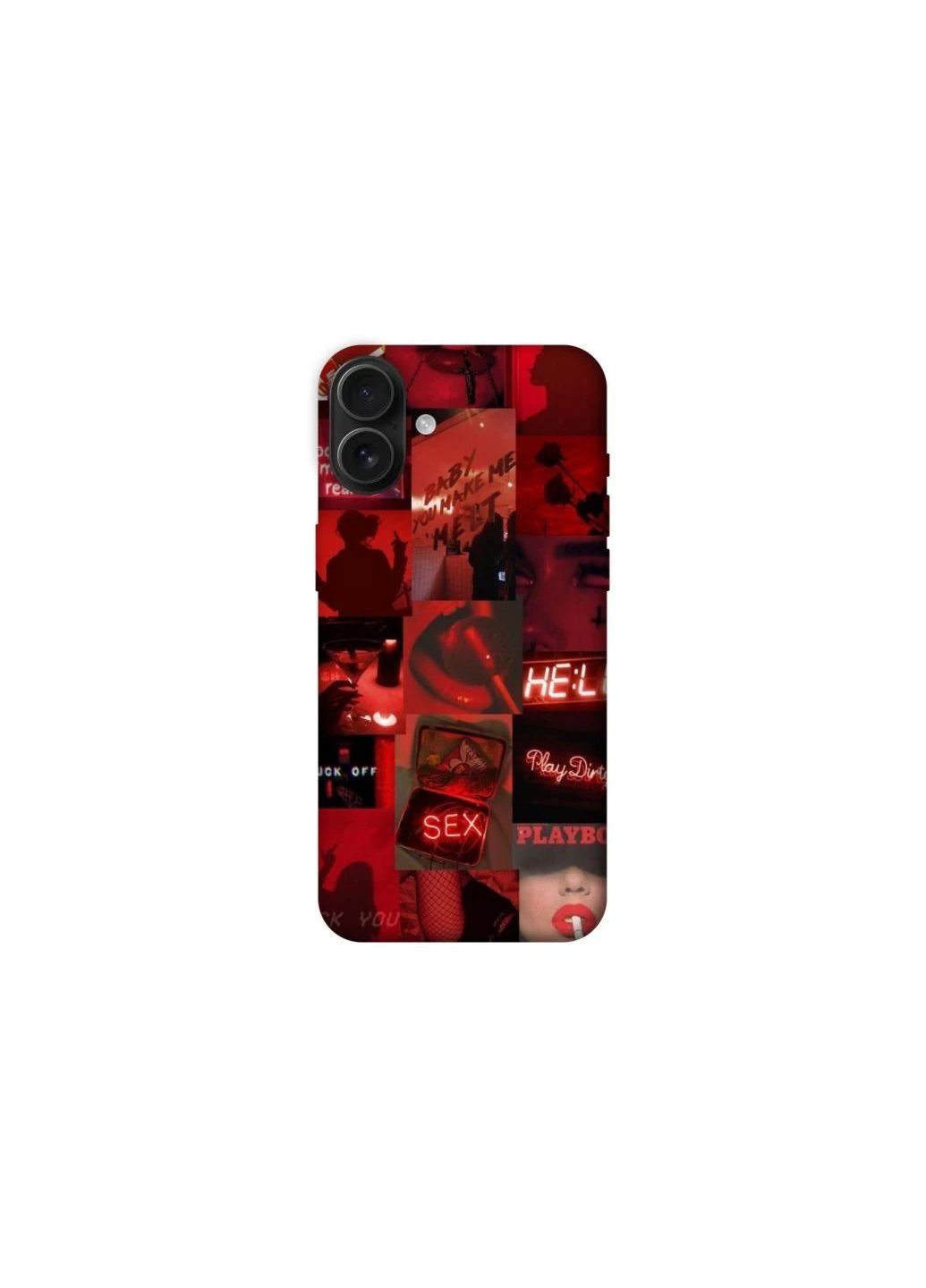 Чехол на Apple iPhone 16 Plus Love collage ver.3 Frontalka (377900393)