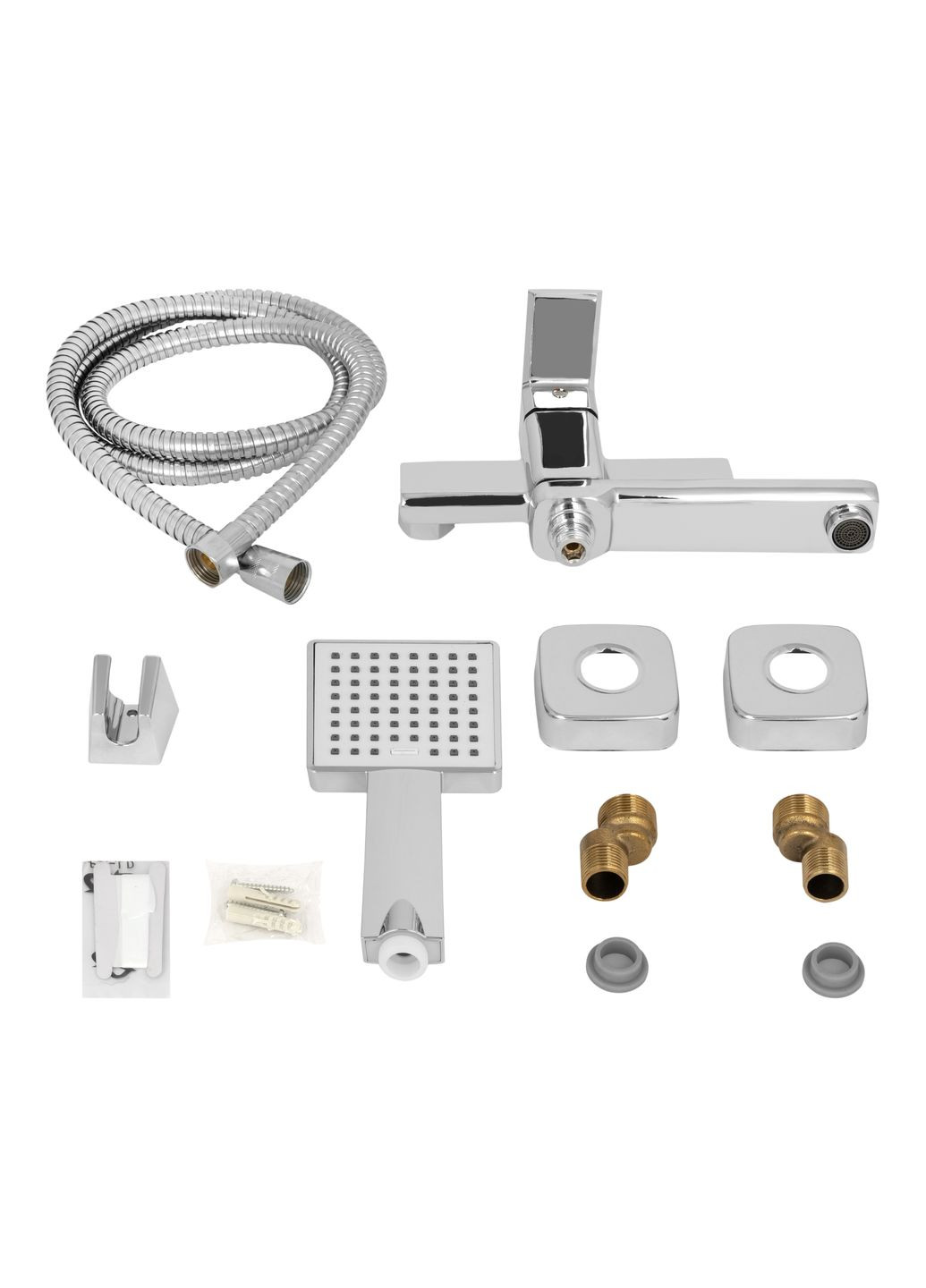 Смеситель для ванны Dozorca с поворотным изливом (с душевым гарнитуром) (k35) LDDOZ0051CRM45404 Chrome LIDZ 0051 (323485756)